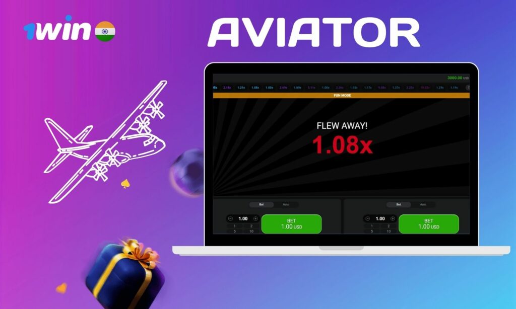 1win India Aviator casino game information