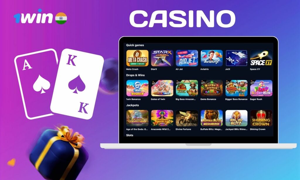 1win India platform list of casino games overview