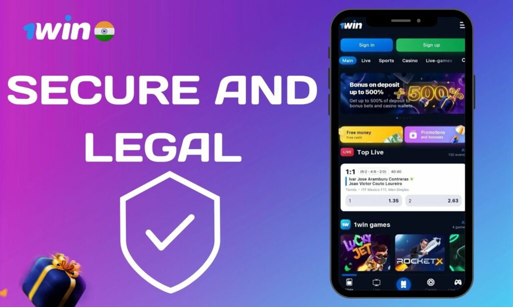 1win India platform secure and legal information