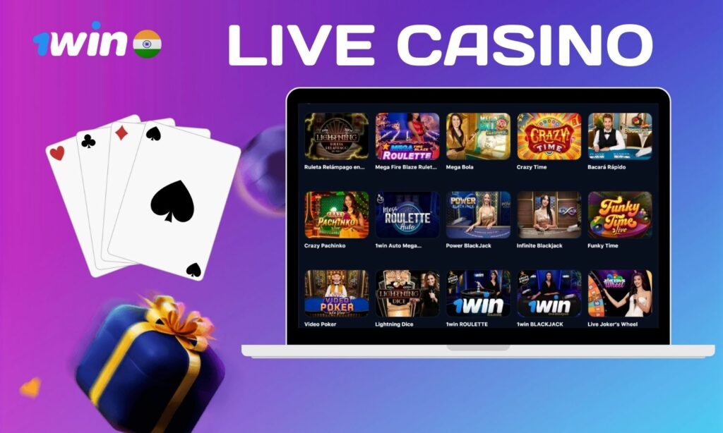 how to play 1win India Live Casino games guide