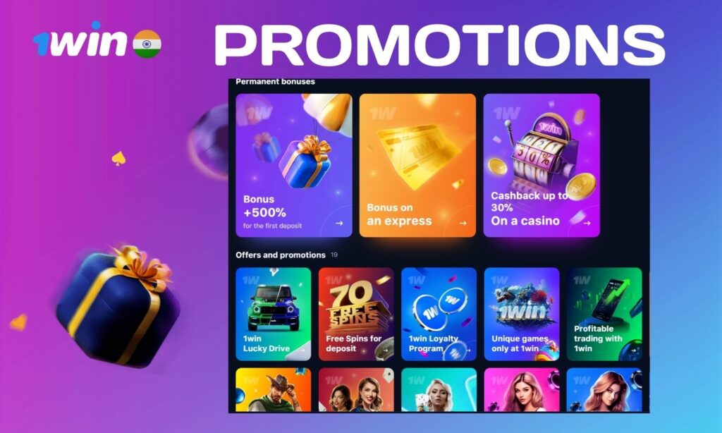 1win India Promotions and bonuses review