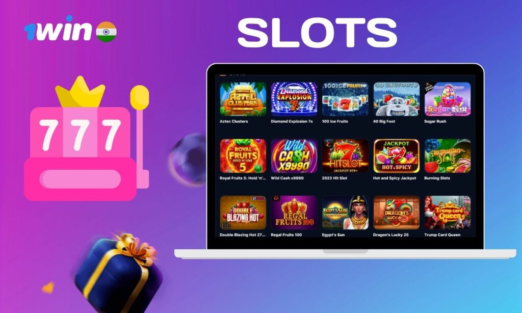 1win India casino Slots games information